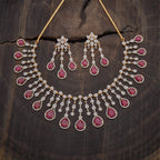 Zircon Necklace Short