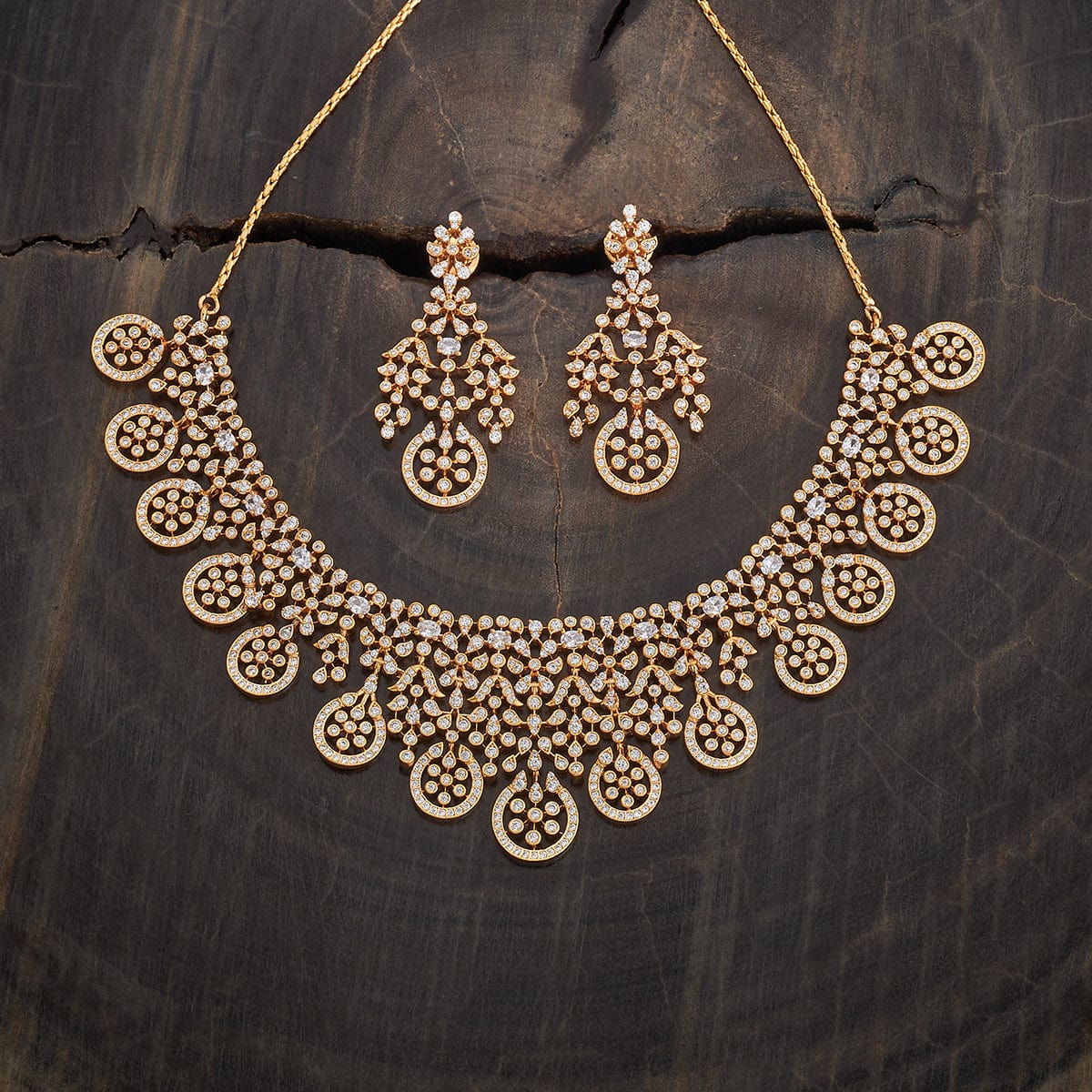 Zircon Necklace Copper Zircon