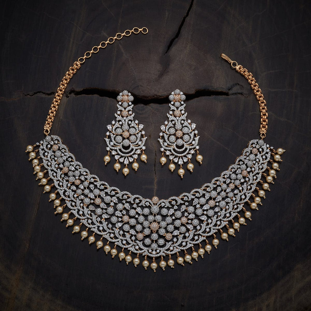 Zircon Necklace intricate design