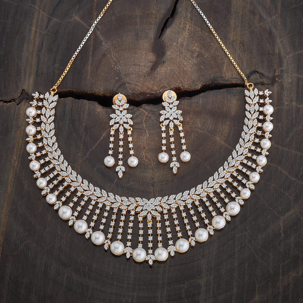 Zircon Necklace Adjustable Chain