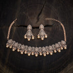 Zircon Necklace  zircon set features