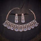 Zircon Necklace Choker Jewellery