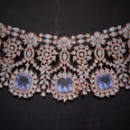 Zircon Necklace Choker Jewellery