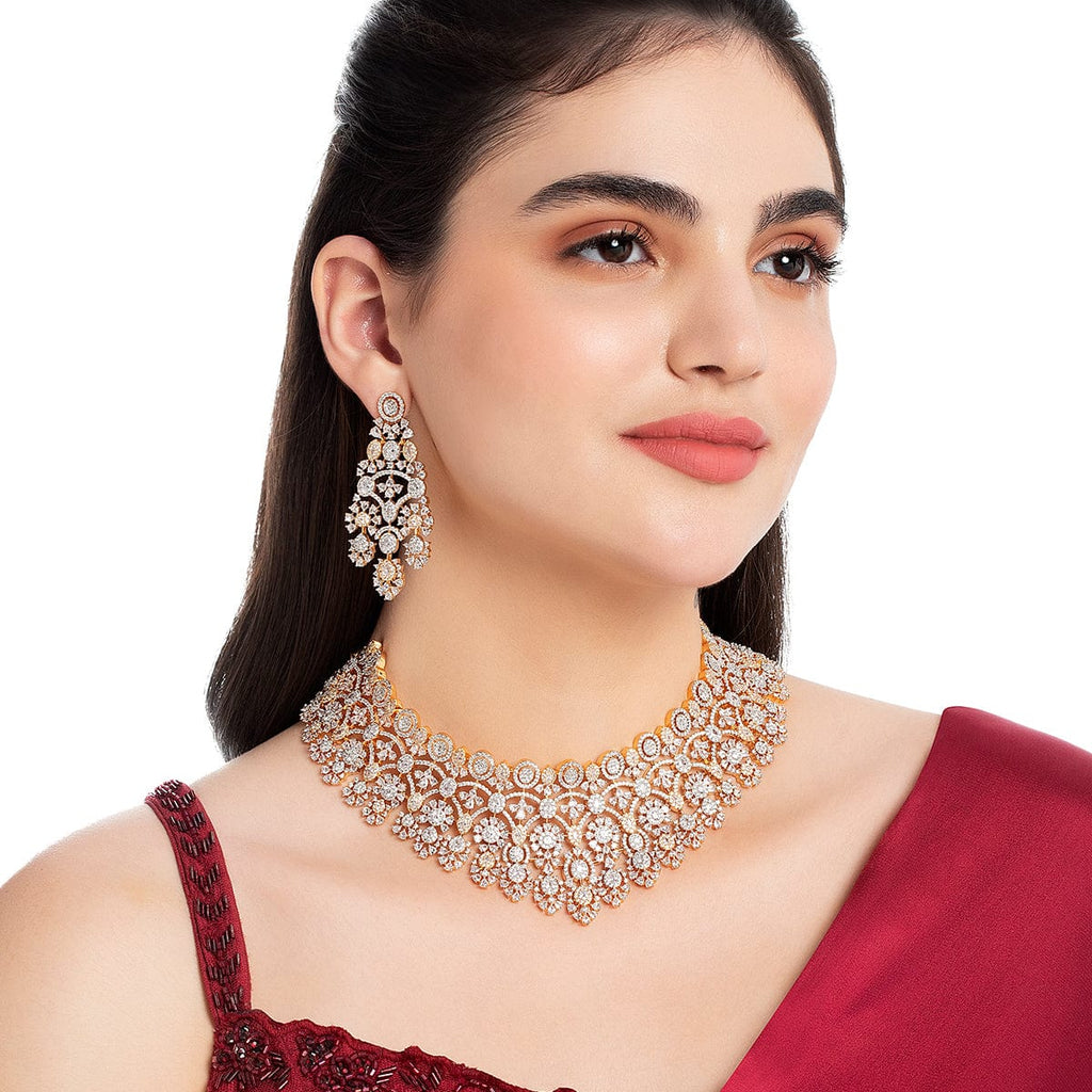 Zircon Necklace appearance on any occasion