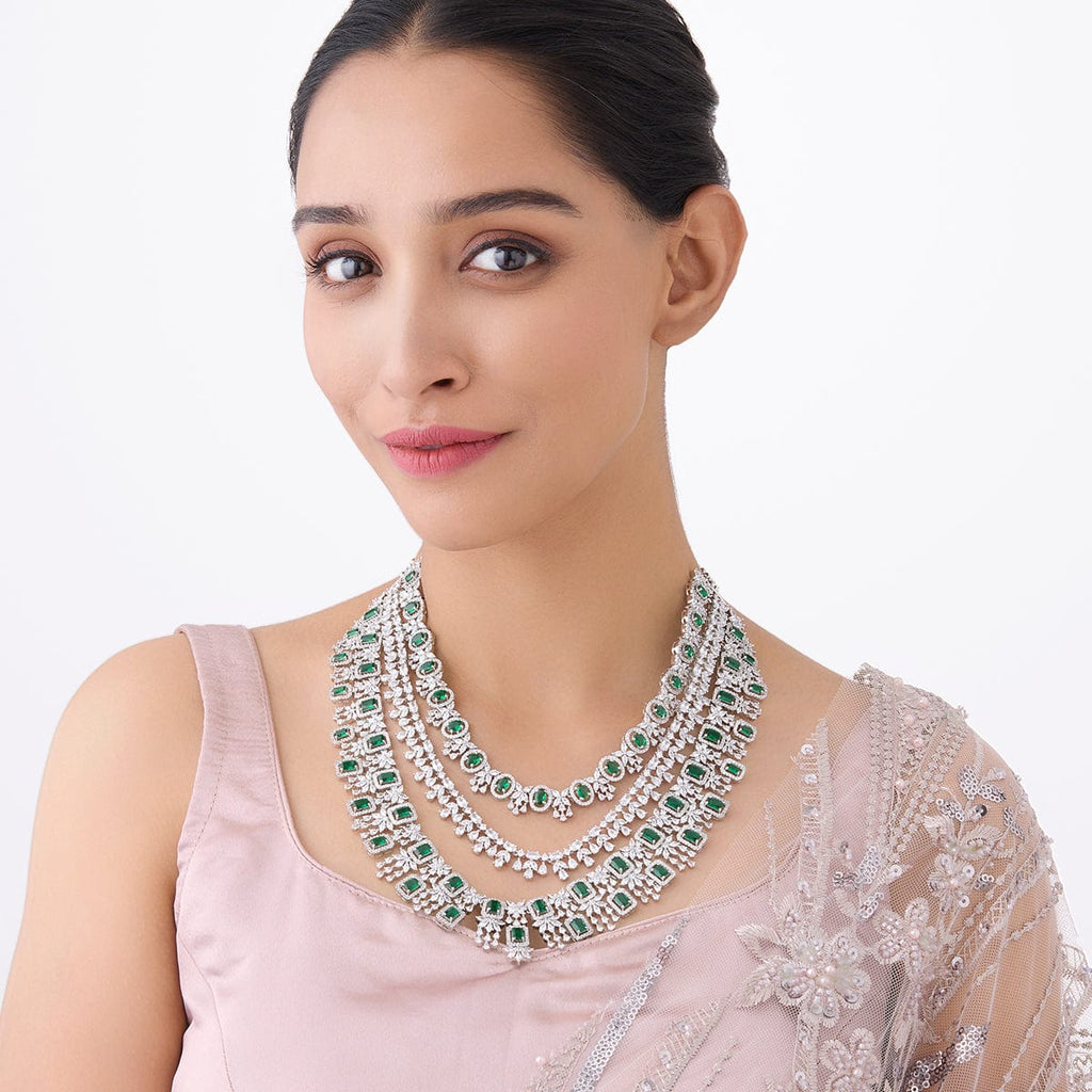 Zircon Necklace confident and royal vibes they give to the wearers