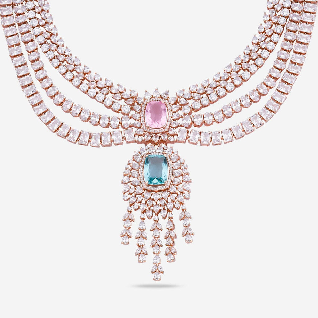 Zircon Necklace colourful zircon stones