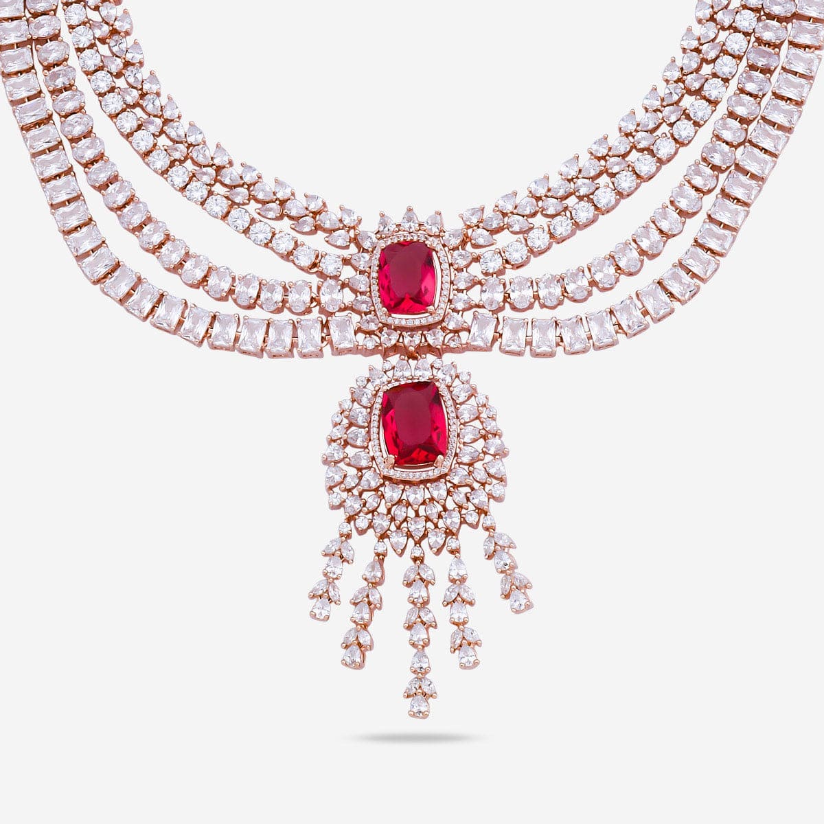 Zircon Necklace colourful zircon stones