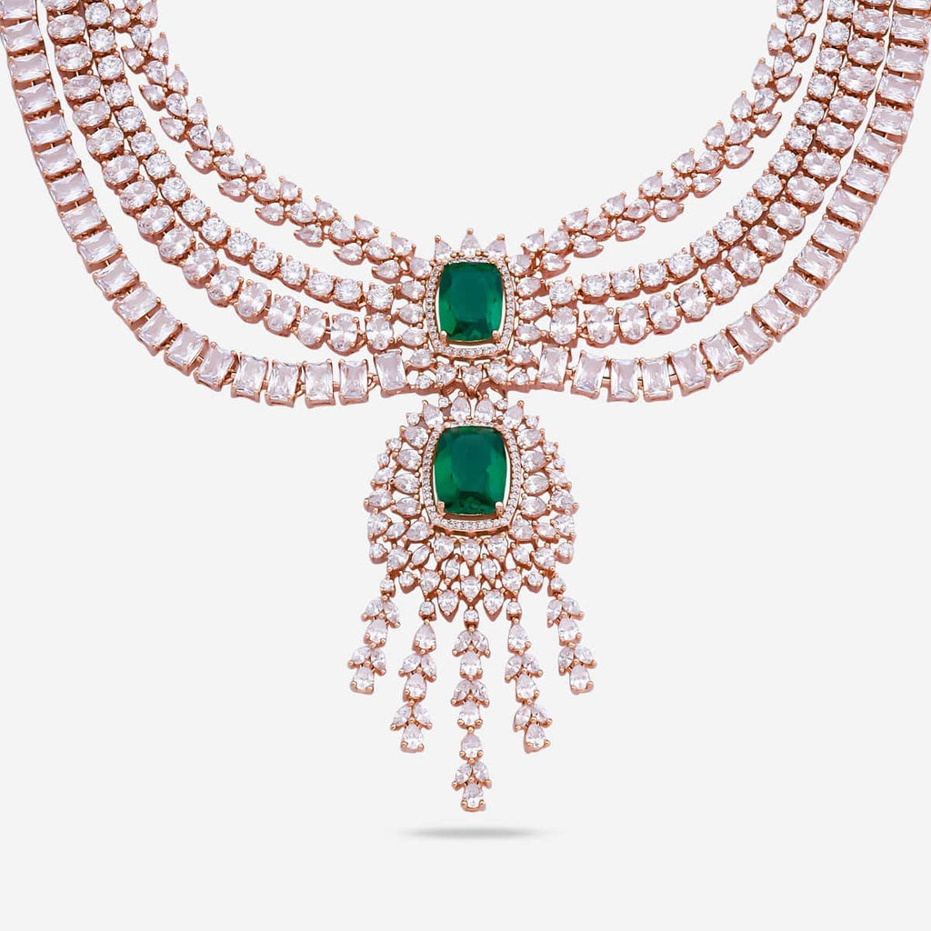 Zircon Necklace colourful zircon stones