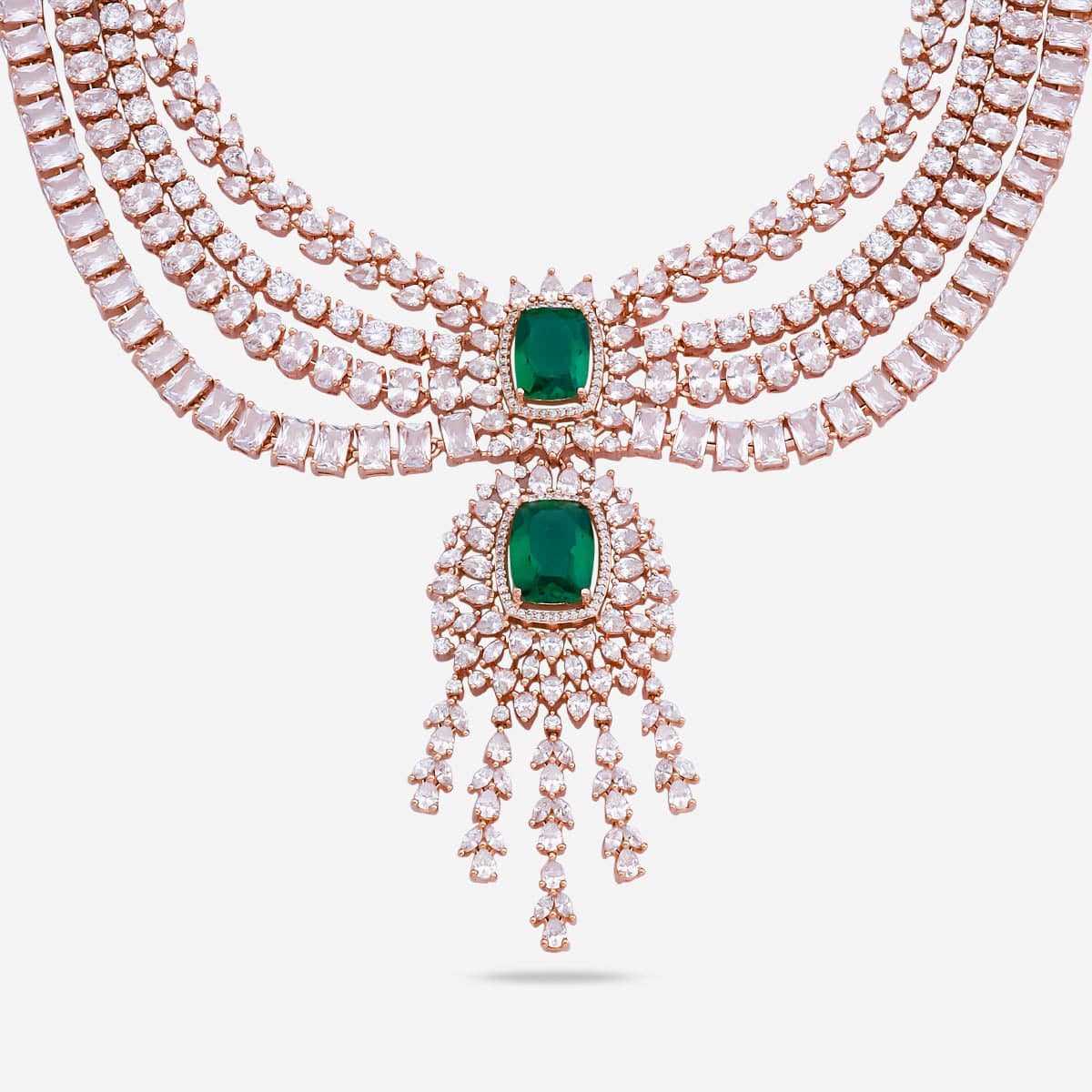 Zircon Necklace colourful zircon stones