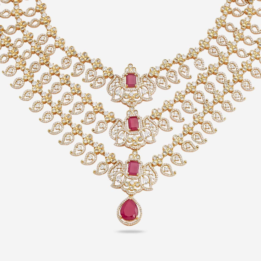 Zircon Necklace perfectly compliments your outfit