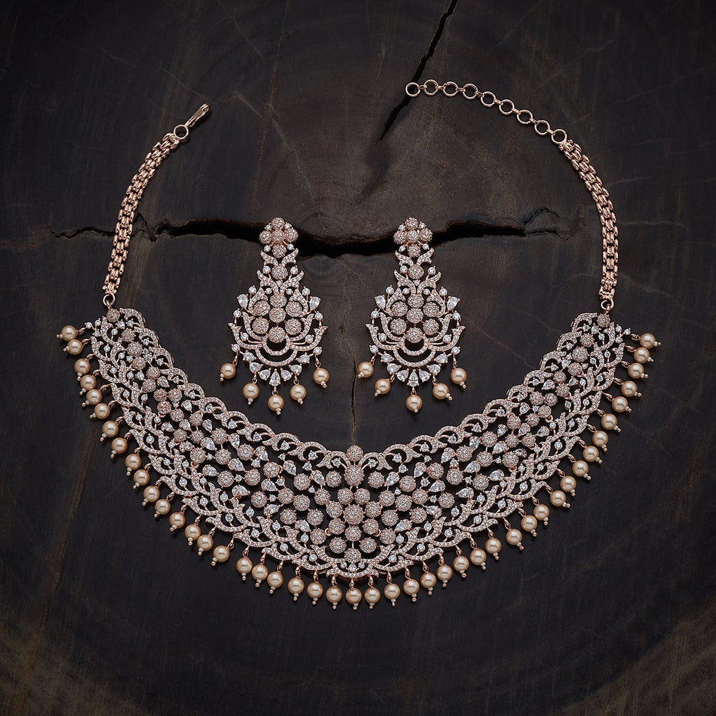 Zircon Necklace Revel in the glamour