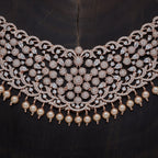 Zircon Necklace Revel in the glamour