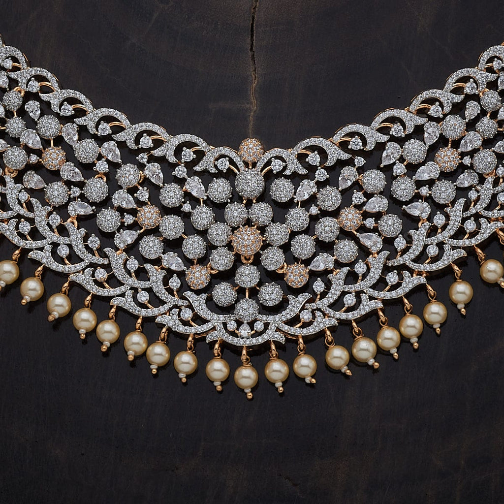 Zircon Necklace intricate design