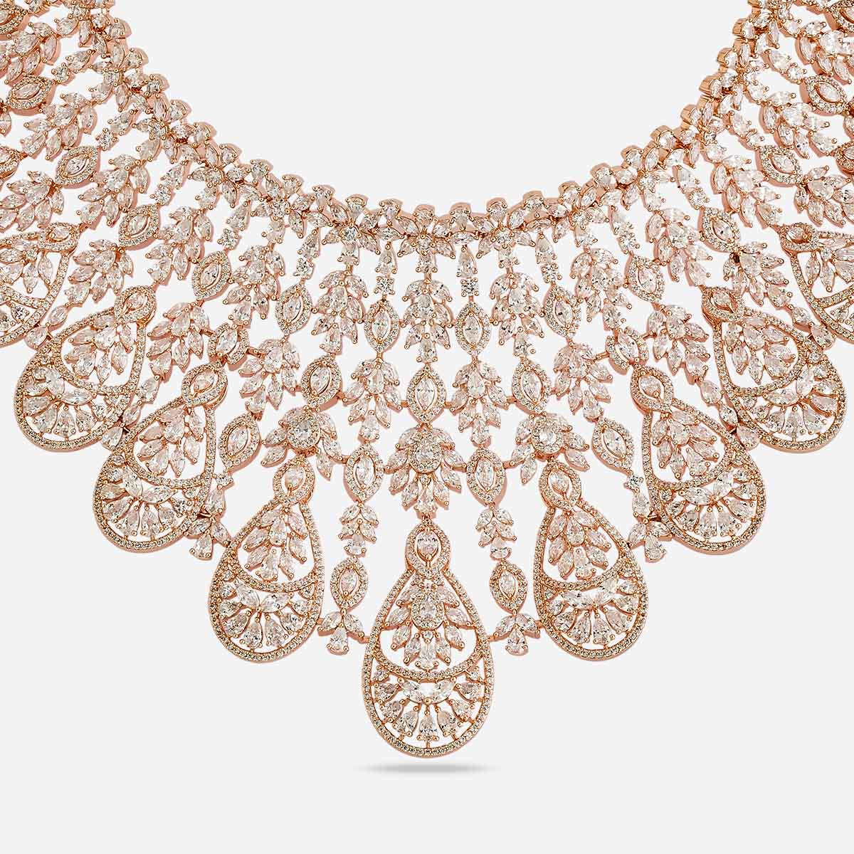 Zircon Necklace carefully crafted design