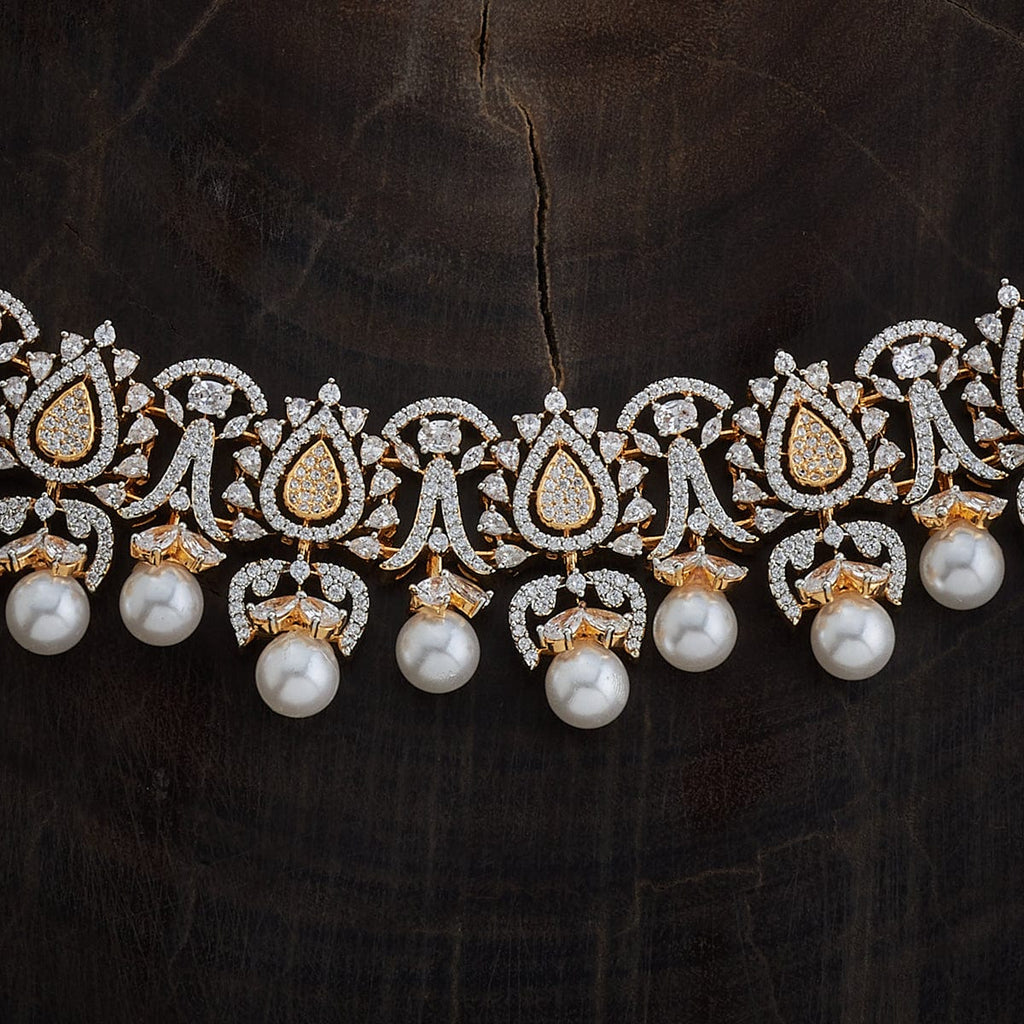 Zircon Necklace  zircon set features