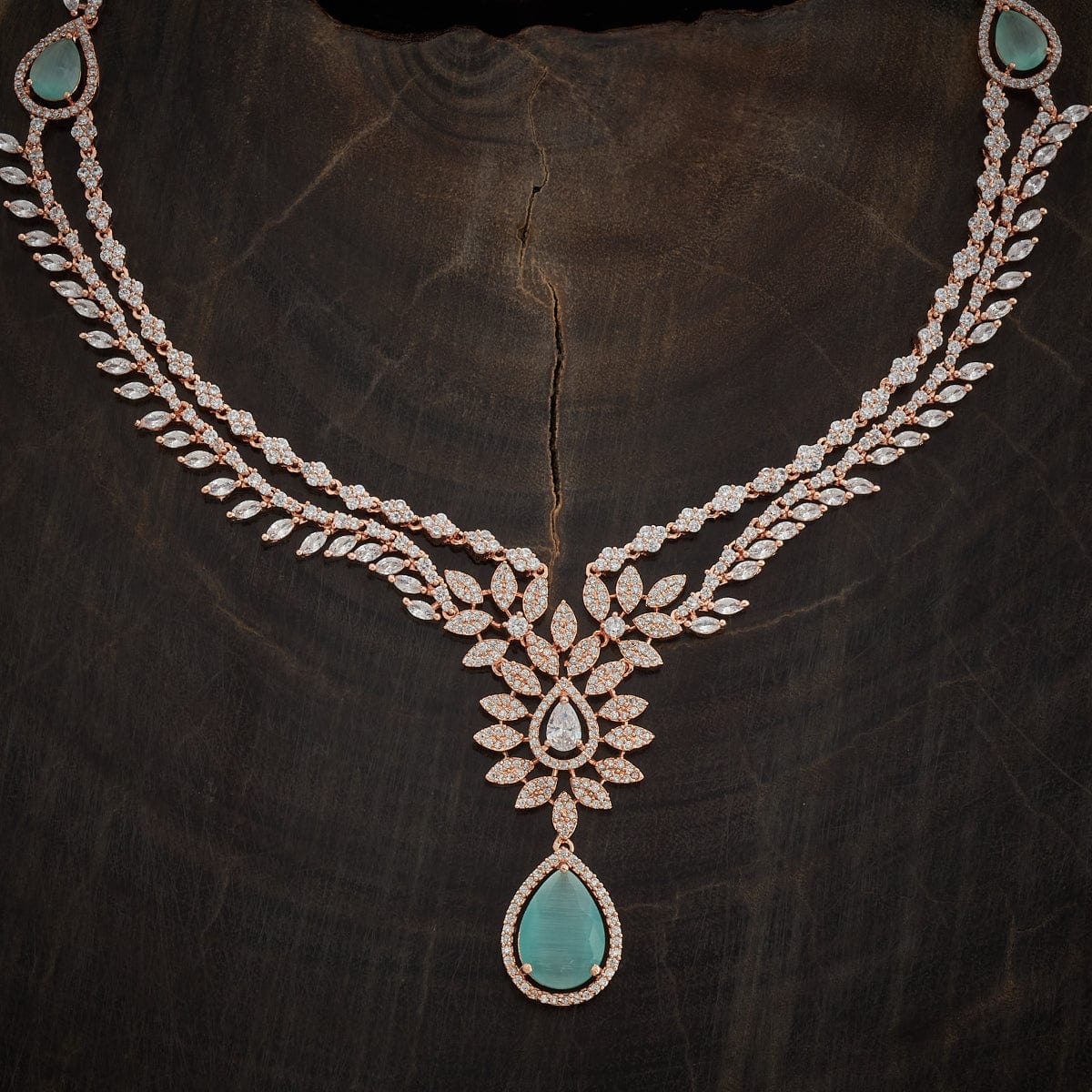 Zircon Necklace shimmer brightly