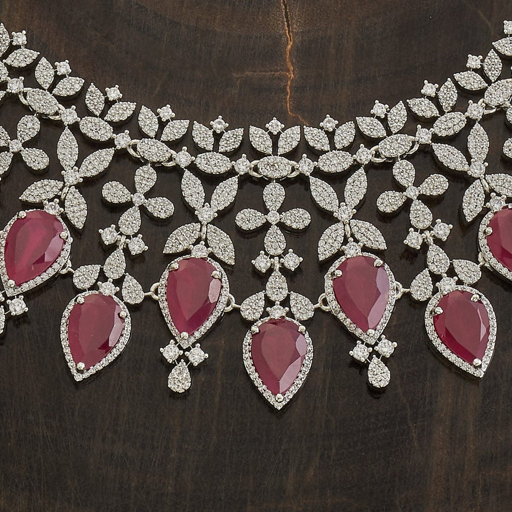 Zircon Necklace Short Necklaces