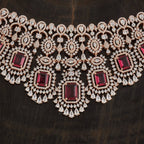 Zircon Necklace Push Adjustable