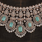 Zircon Necklace Push Adjustable