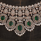 Zircon Necklace Push Adjustable