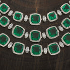 Zircon Necklace Layered