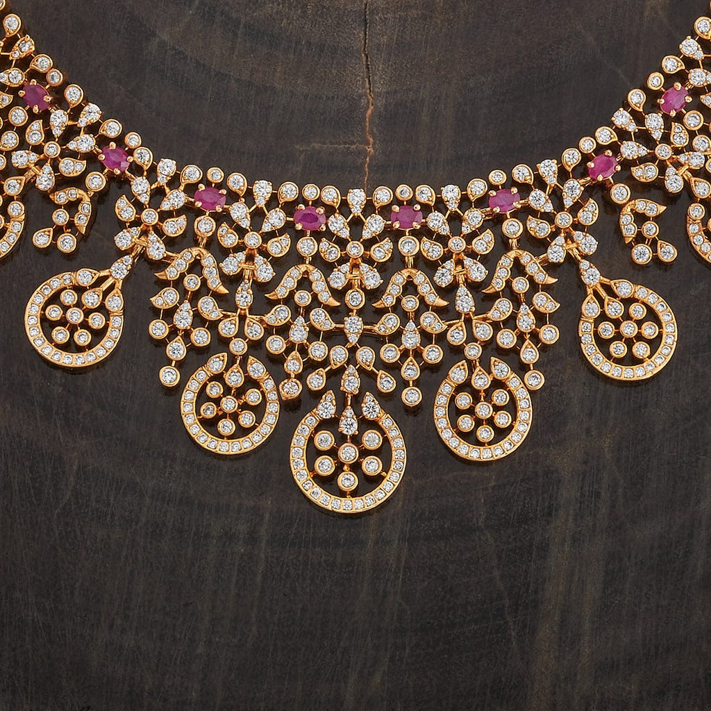 Zircon Necklace Copper Zircon