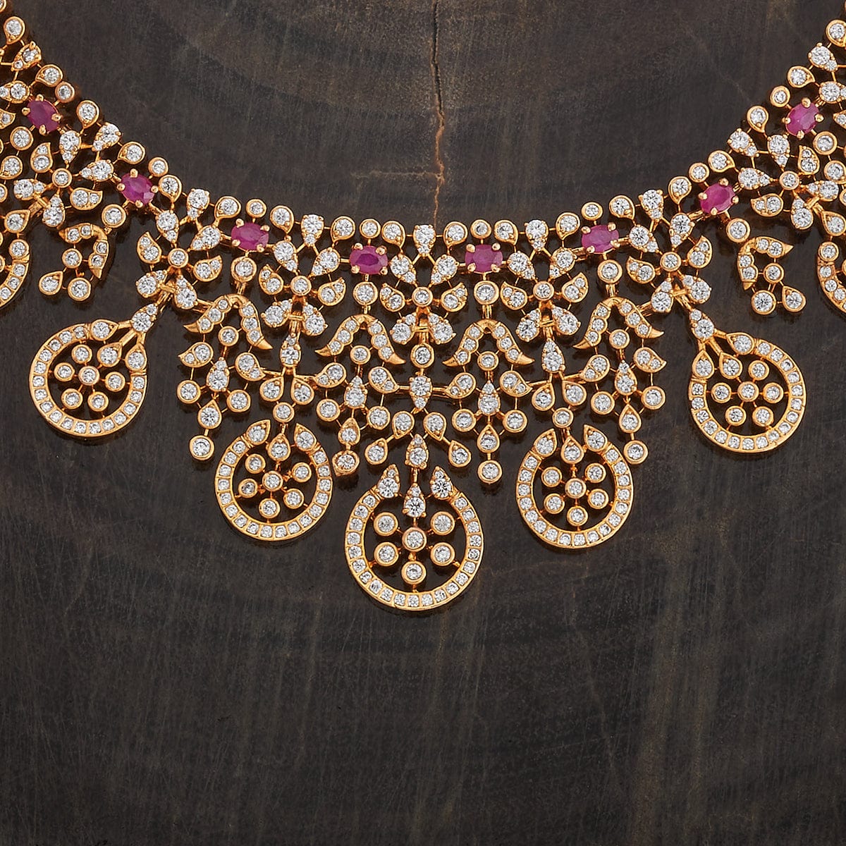 Zircon Necklace Copper Zircon