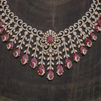 Zircon Necklace Push Back