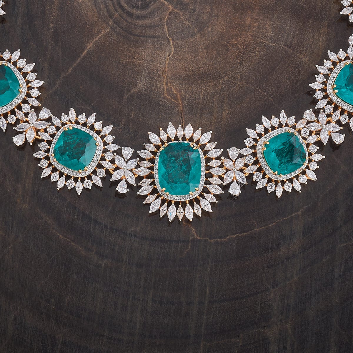 Zircon Necklace blue