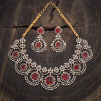 Zircon Necklace Closure Earring