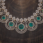Zircon Necklace Closure Earring