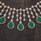 Zircon Necklace Short