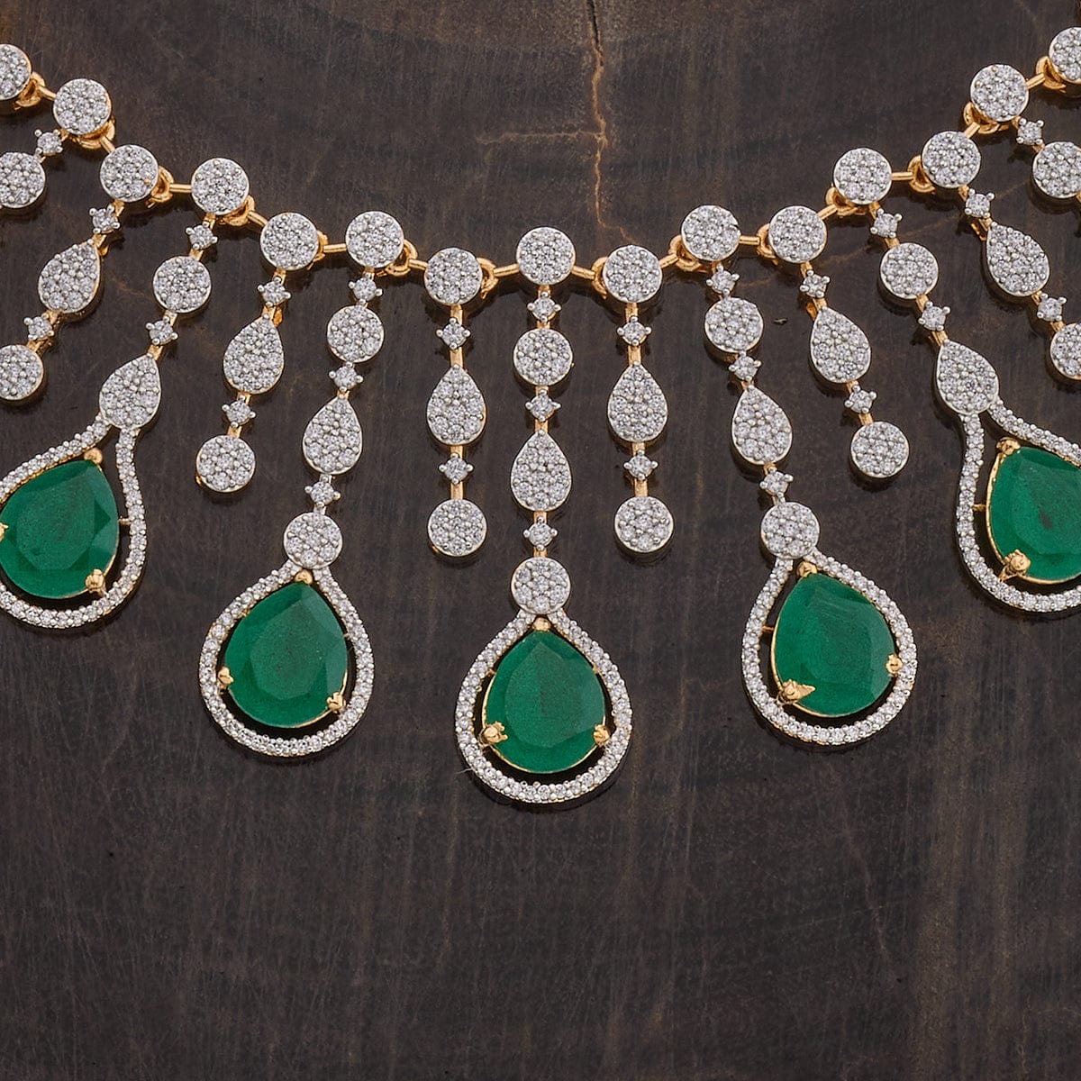 Zircon Necklace Short