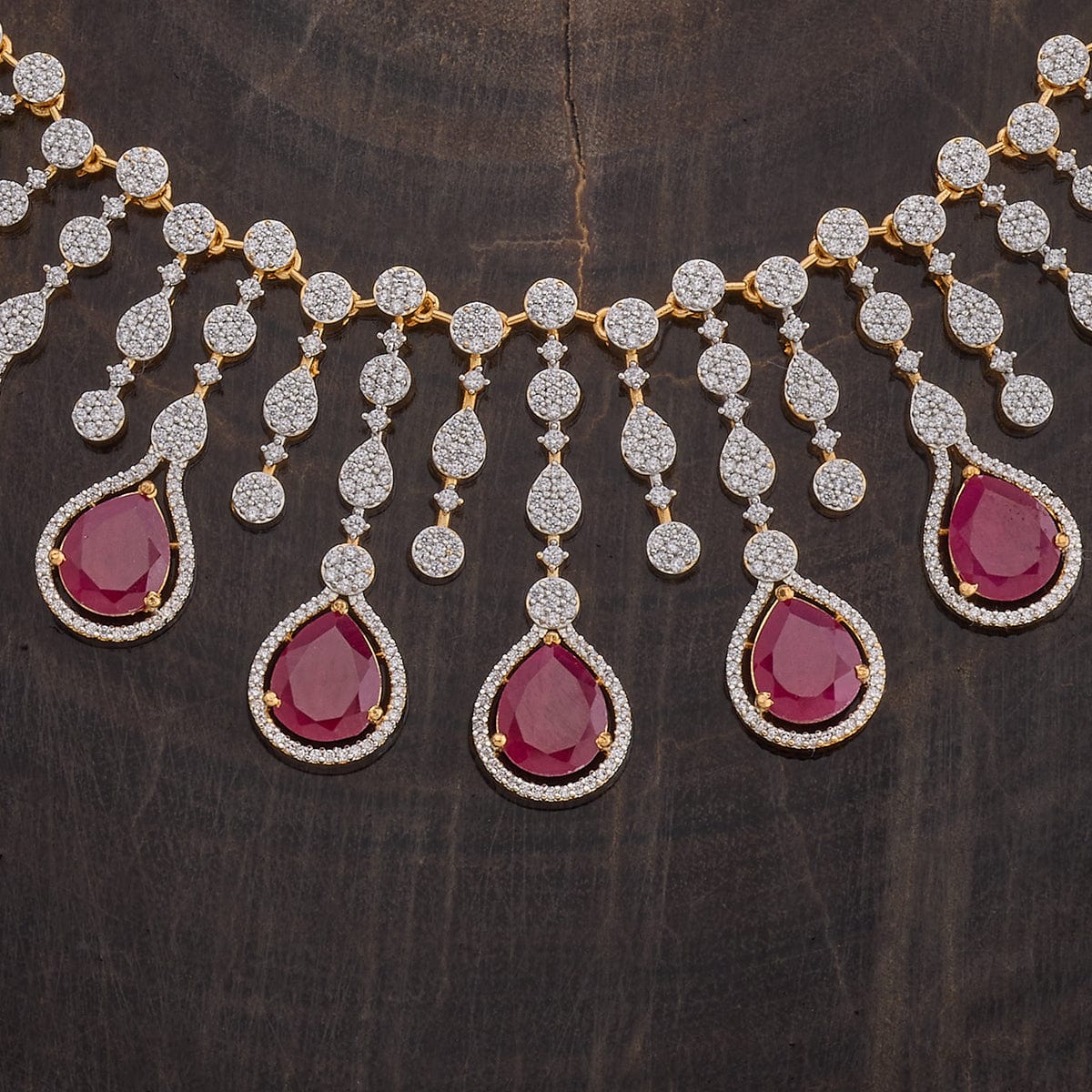 Zircon Necklace Short