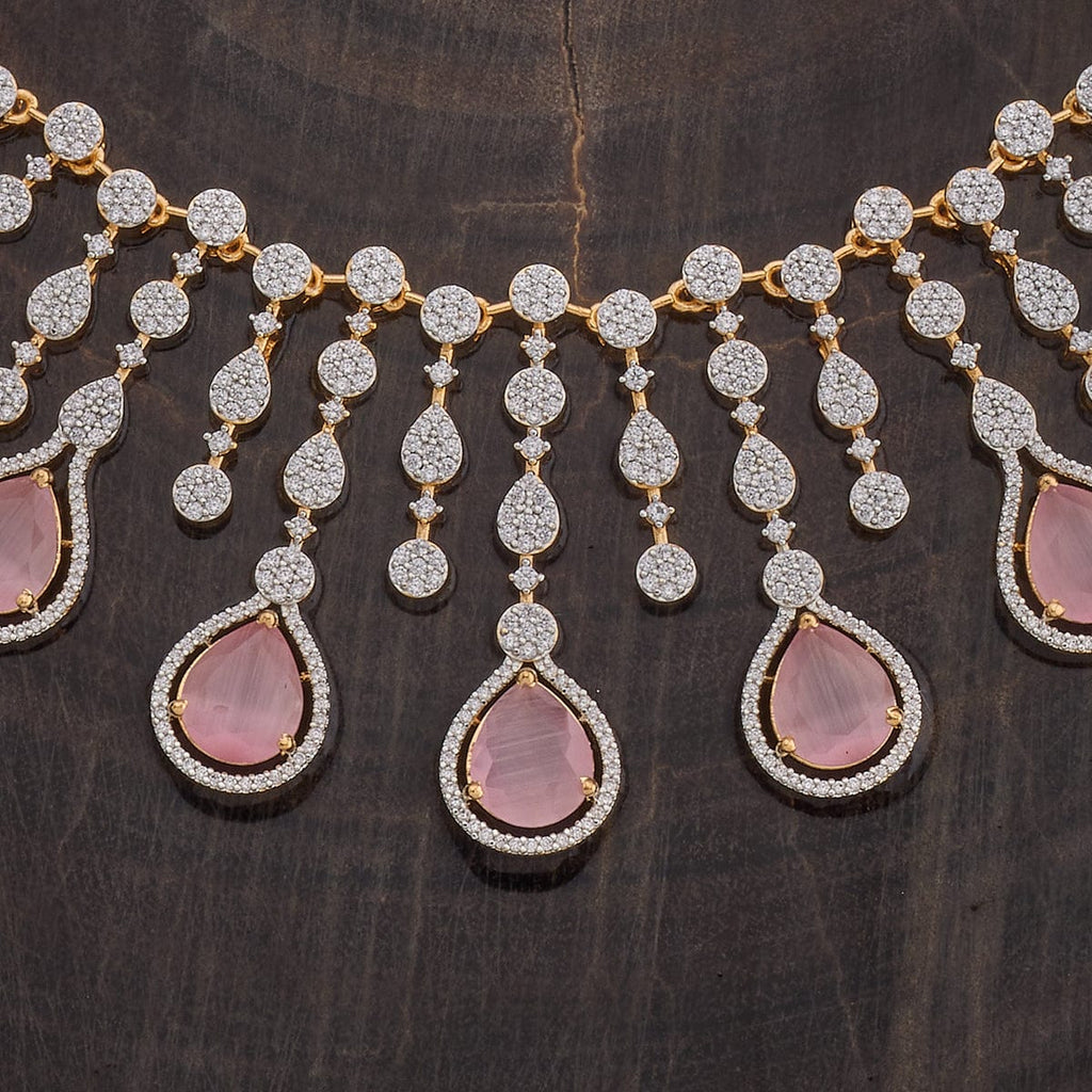 Zircon Necklace Short