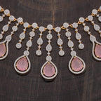 Zircon Necklace Short