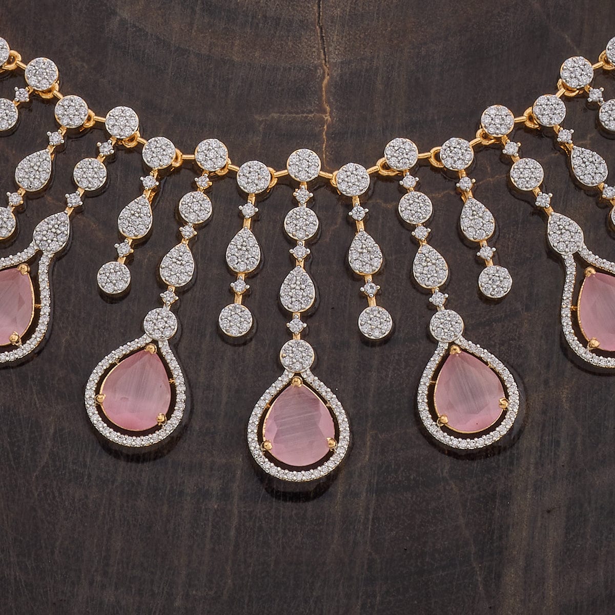 Zircon Necklace Short