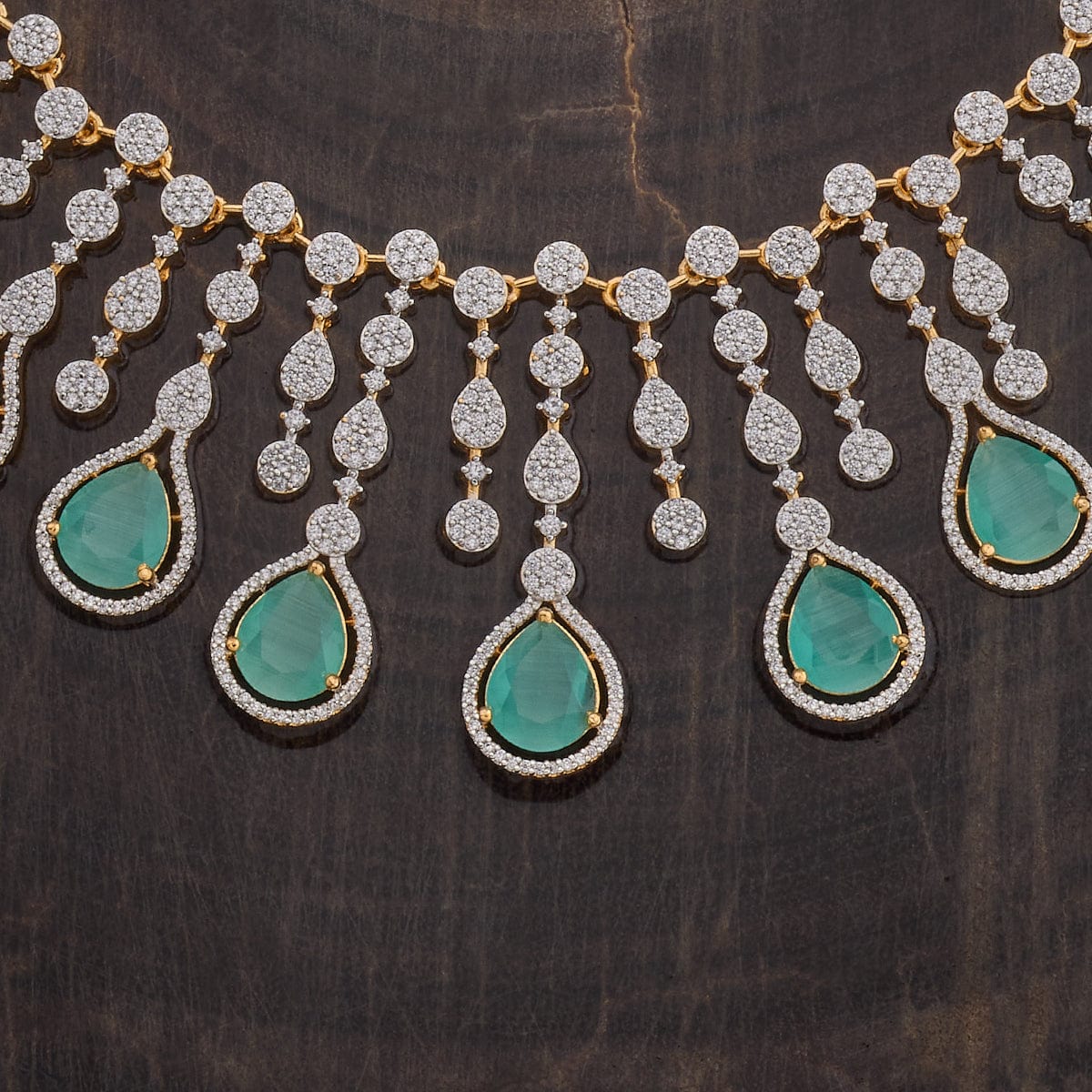 Zircon Necklace Short