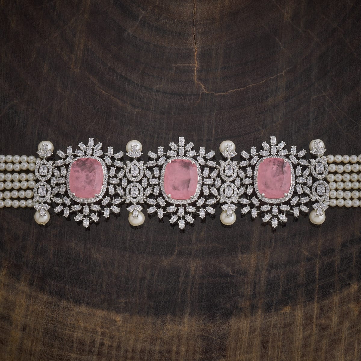 Zircon Necklace Stones Chain jewellery