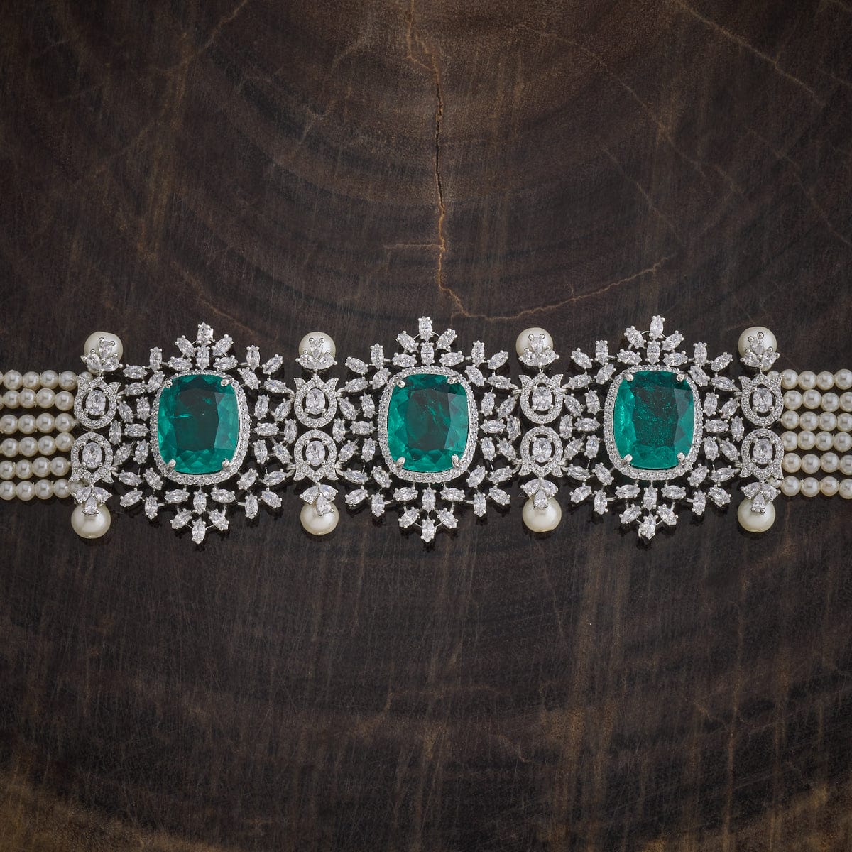 Zircon Necklace Stones Chain jewellery